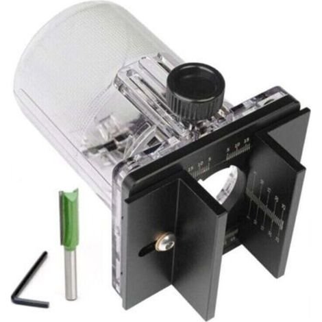 Support de rainurage 2 en 1 pour défonceuse à bois 65 mm (1/4)