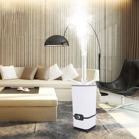 Humidificateur Grand Espace TapisRouge 16L ABS Porte-Lid Sans Arrêt Triple Tubes Extension 120m² 1500ml/h 80W EU (1/4)