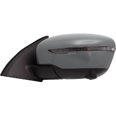 Rétroviseur rabattable électriquement gauche à peindre chauffant clignotant noir caméra Nissan Qashqai 2 2014-2021