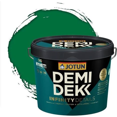 Peinture Bois - DEMIDEKK INFINITY DETAILS - Lasure Opaque Satinée - RAL 6029 - 3L (1/2)