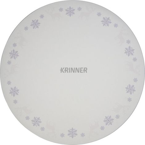 Krinner Weihnachtsbaumunterlage Ø 60 cm weiß Weihnachtsbaumdecke