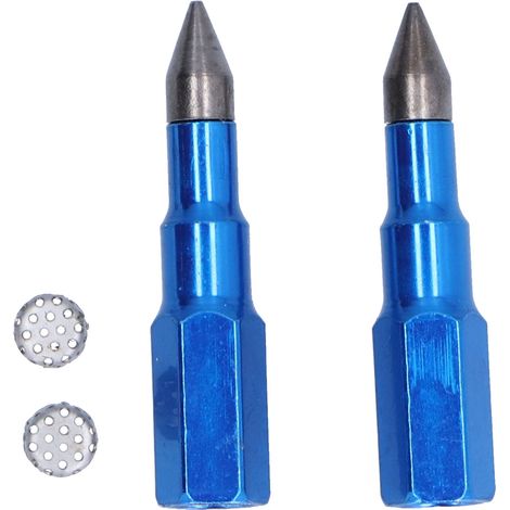 Lot de 2 pistolets à graisse à buse pointue, manuels, durables, résistants à l'usure et à la rouille, accessoires pour l'usinage