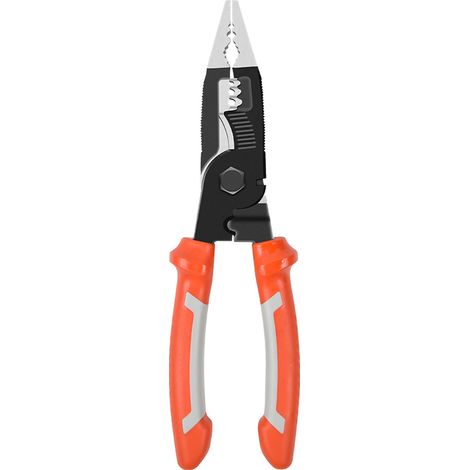 Abisolier- und Crimpzange für AWG10-14-Kabel, rotes manuelles Abisolierwerkzeug - AquaForge