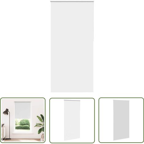 vidaXL Verdunkelungsrollo Weiß 115x210 cm Stoffbreite 110,7 cm (1/5)