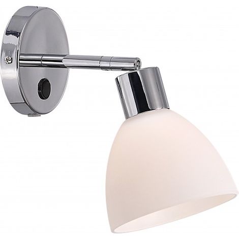 RAY applique murale Métal-Verre Chrome E14 - Nordlux 63191033