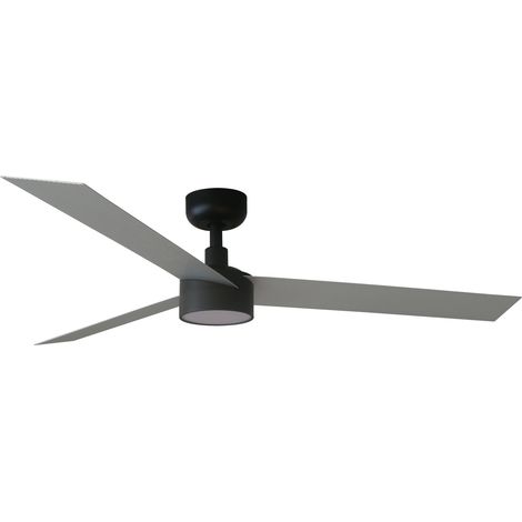 Faro Cruiser Ventilateur de plafond intelligent LED Cruiser 132 cm, noir mat, pales en aluminium CCT