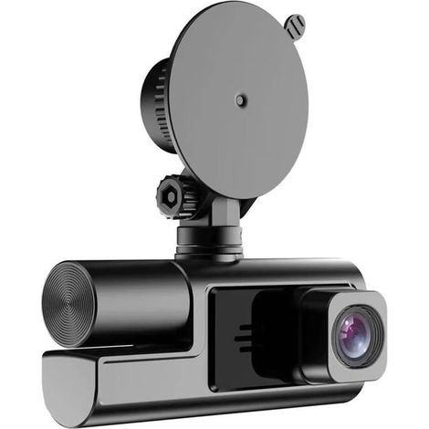 Dashcam per auto Full HD, registratore di guida e telecamera interna con grandangolo a 140°, sensore G e registrazione in loop. (1/5)