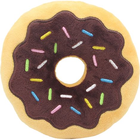 3 jouets en forme de donut pour chat, peluche douce remplie d'herbe à chat, coussin interactif, cadeau pour chaton (1/5)