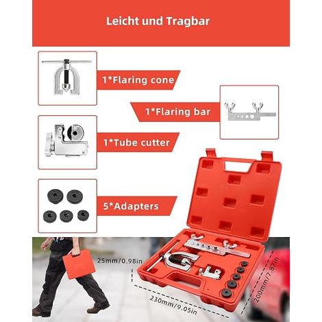 Kit Tuyau Frein Voiture 10M Câble Frein ø 3/16" Acier (1/4)