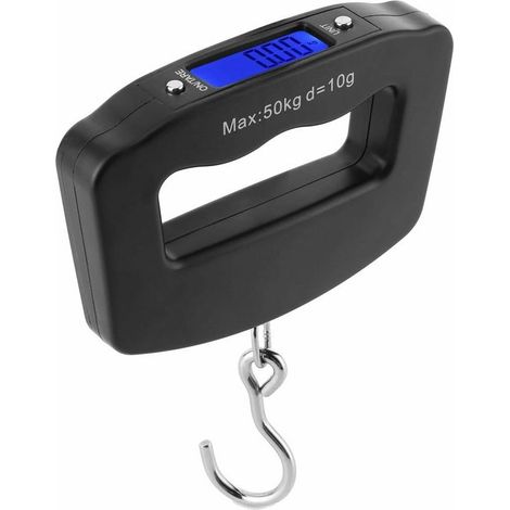 50Kg Luggage Weighing Scale, Hanging LCD Display Scale, Portable Hard Durable Light Weight (1/5)