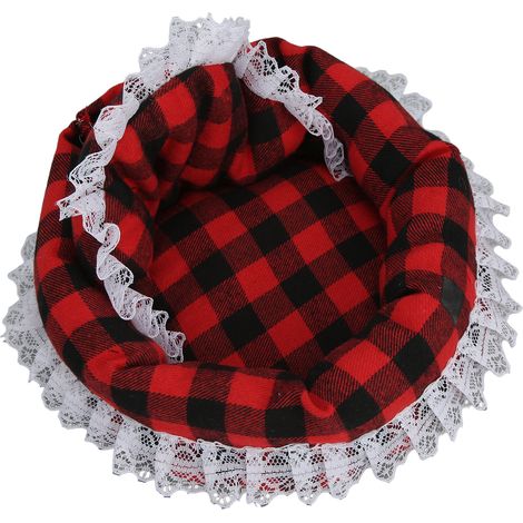 Canapé pour hamster - Lit tendance, chaud et confortable en coton pour petits animaux (hamster, cochon d'Inde) (1/5)