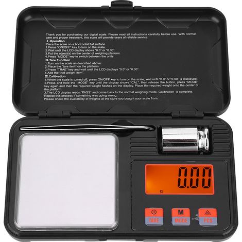 Balance de Poche Numérique Mini 200g Haute Précision avec Écran LCD (1/5)