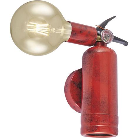Aplique a pared modelo Harry acabado rojo 26 cm(alto) 11 cm(ancho) 16 cm(fondo (1/3)