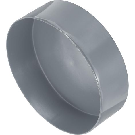 Embout Caoutchouc 180mm ID Gris Clair 80mm Hauteur Embouts de Tuyau Ronds en Vinyle, en Plastique, pour Tubes, Clôtures, Poteaux, Meubles, Rampes (1/5)