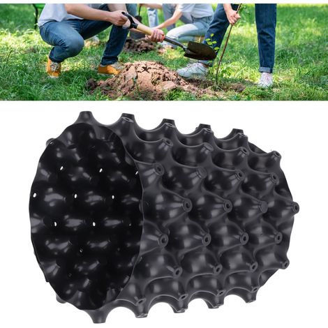 Maceta de PVC reforzado para control de raíces con poda aérea – 10 bandejas de cultivo transpirables para bonsáis y plantas, control de raíces, ayuda para el trasplante (1/5)