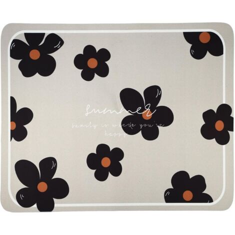 Tapis de séchage pour vaisselle de cuisine, tapis filtrant à eau, 40 x 50 cm (1/5)