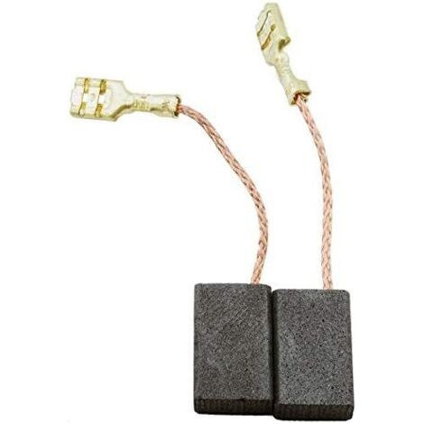 Brosses en carbone pour rectifieuses BOSCH GWS 1400 - 5x8x15mm - avec arrêt automatique (1/4)