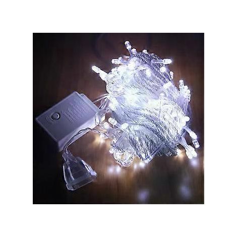Serie Navidea Luces De Navidad Luz Blanco Frio 100 Led 8m