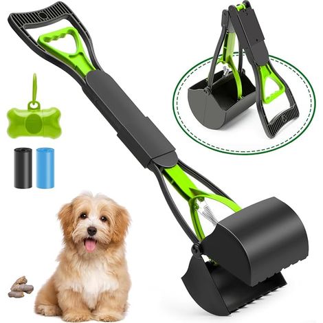 Dog Poop Pick Up 45 cm Folding Jaws Scoop Dog Poop (1/5)