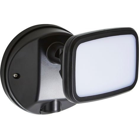 Litecraft Alma Single Floodlight 10 Watt LED Outdoor Fitting IP65 Rated - Black (1/5)