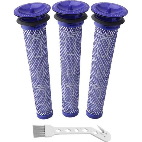 3er-Pack Staubsaugerfilter, kompatibel mit Dyson V6/7/8/DC58/DC59, Blau (1/5)