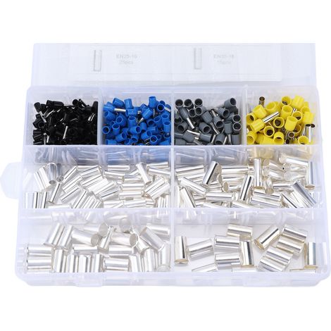 Kit 440 pièces Embouts de câble EN, 8 calibres, douilles de connexion serties pour fils électriques, universel pour voiture (1/5)