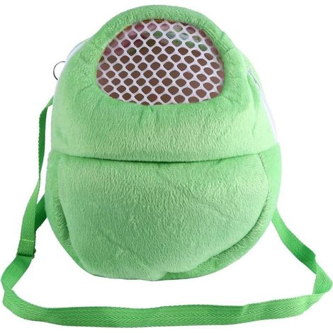 Sac à Dos Pour Petit Animal - Maille Enduite Respirante - Fermeture Éclair - Convient Pour Hamster, Cochon D Inde, Chinchilla, Hérisson, Squirrel - 1 Pièce