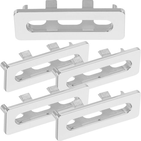 5 Piece Sink Overflow Cover Durable Plastic Decorative Cover