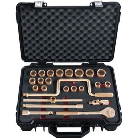 JUEGO LLAVES VASO 24 PIEZAS 1/2" CU-BE