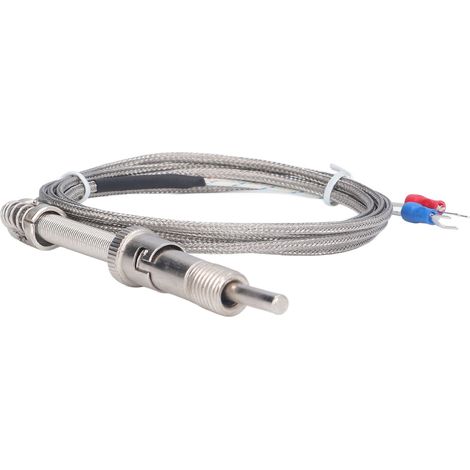 Sonde de température à vis de type K, capteur de température à poignée droite, transducteur thermocouple 0‑800℃ WRNT (1/5)