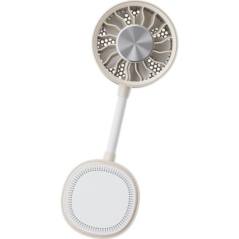 JSSEVN - Mini ventilador de mano: 3 velocidades ajustables, diseño magnético de 360 grados para mujeres. Mini ventilador de mano recargable, ideal para viajes al aire libre. (1/5)