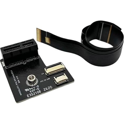 Carte d'adaptation d'écran avec câble FPC pour imprimante 3D Flashforge Creator 5 et Creator 5 Pro (pièces détachées noires) (1/5)