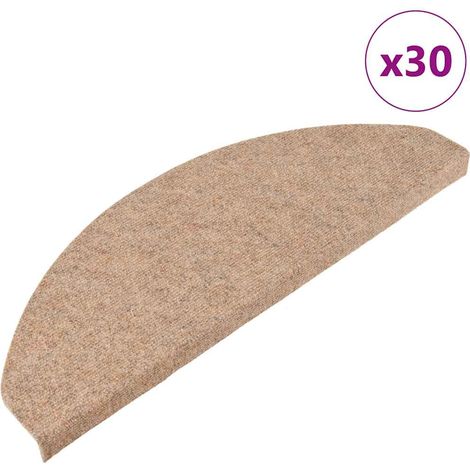 Stufenmatten Selbstklebend 30 Stk. Beige 65x22,5x3,5 cm vidaXL