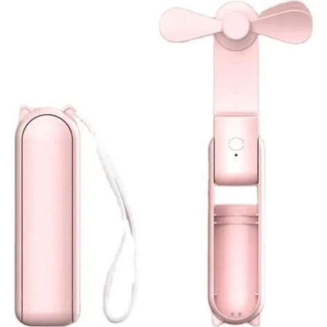 Tragbarer Ventilator – ZGEER – Mini-Taschenventilator – USB-aufladbar – 2 Geschwindigkeitsstufen – 20 dB (1/5)