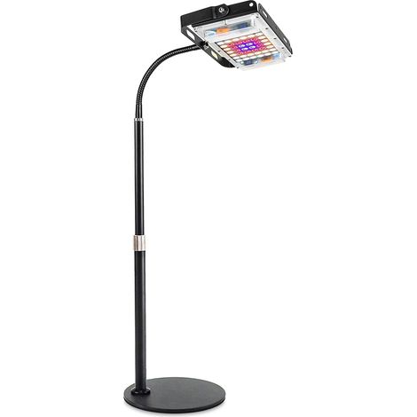 Lámpara de cultivo LED de espectro completo de 48 W con cabezal ajustable de 360° y 3 modos para suculentas y otras plantas. (1/5)