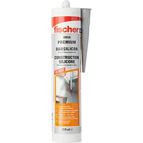 Fischer 1x Bausilicon Premium 310 ml DBSA GR grigio - 053092 (1/3)