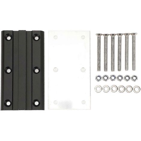 Support de pied de table amovible pour camping-cars, en alliage d'aluminium, convient aux camping-cars, fourgons aménagés, yachts et bateaux, noir. (1/5)