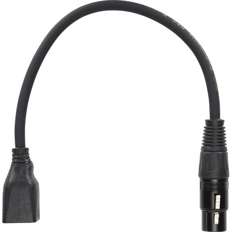 Câble Adaptateur XLR Femelle Vers RJ45 Femelle - Cuivre Sans Oxygène Double Blindage - Pour Contrôleurs Audio Et Réseaux - 1 Pièce (1/5)