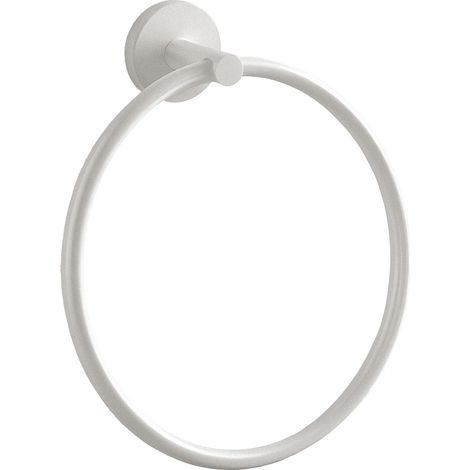 COSMIC Towel ring, 20cm, Matt white, Anti-corrosion, Start Collection (1/2)