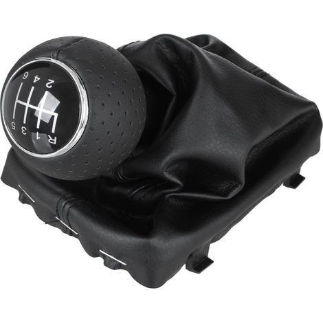 Pommeau de levier de vitesses + soufflet pour Audi A3 8L 00-06 à 6 rapports (1/5)