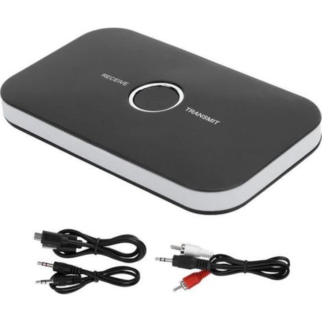 Adaptateur Audio Bluetooth - Émetteur Récepteur 2 en 1 - Bluetooth 5.0 - Pour TV Ordinateur - Stéréo 3,5 mm - Batterie Intégrée 600 mAh (1/4)