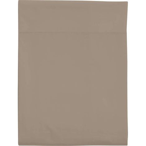 Drap plat 100% coton biscuit 240x310 cm (1/2)