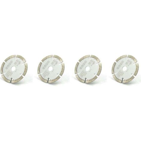 4 Lames De Scie Circulaire Diamantées 85 Mm Alésage 15 Mm Pour Découpe Matériaux Durs (1/4)