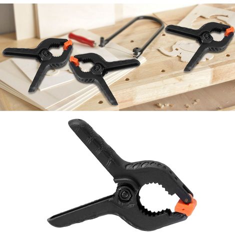 Serre-joints en plastique A - Lot de 10 - Noir - 2inch/6.5cm - Clampes de serrage pour bois, outil DIY multifonctionnel (1/5)
