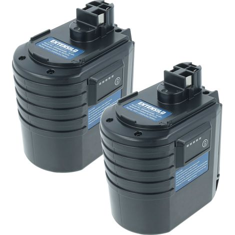 EXTENSILO 2x Batería reemplaza Würth WA 24V para herramientas eléctricas (3300 mAh, NiMH, 24 V) (1/5)
