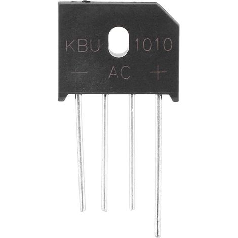 10A 1000V Diodenbrücke KBU1010 Gleichrichterbrücke für elektronische Schaltungen (5 Stück) (1/5)