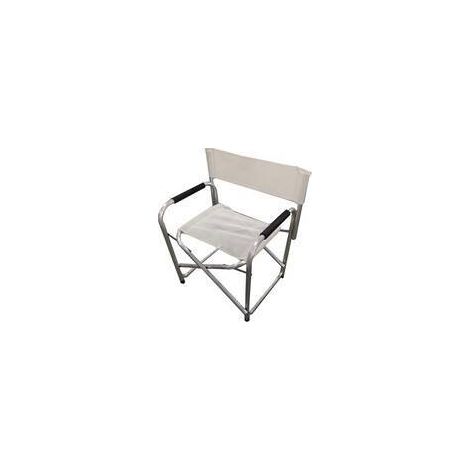2 x C SEDIA REGISTA PLAYA ALLUMINIO BIANCO