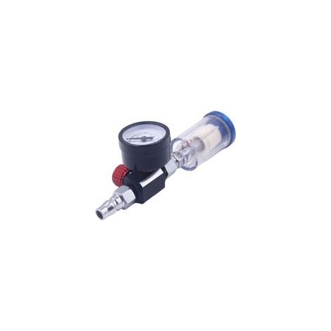 Manomètre pour Pistolet à Peinture Pneumatique - JINFGERNE - Séparateur Huile-Eau et Vanne de Régulation (1/5)