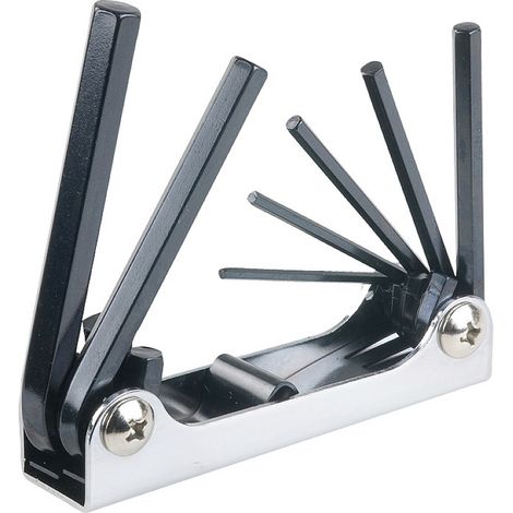 kwb Sechskantschlüssel 2 mm, 2.5 mm, 3 mm, 4 mm, 5 mm, 6 mm, 8 mm, 10 mm 7teilig (1/3)