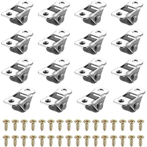 16 Pcs Roulettes pour Meubles Lourd, 12 mm Mini Roulettes Pivotantes pour Meubles, Roulette à Rouleaux en Caoutchouc pour Petits Appareils électroménagers, Chariots, boîtes à outils (1/5)